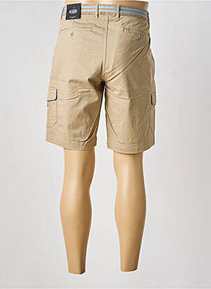 Bermuda stretch taille normale beige DELAHAYE homme