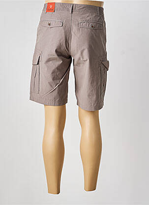 Bermuda tissage popeline taille normale gris COFOX homme