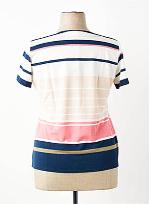 T-shirt stretch manches courtes bleu GEVANA femme