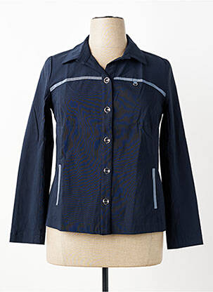Veste casual poches bleu TELMAIL femme