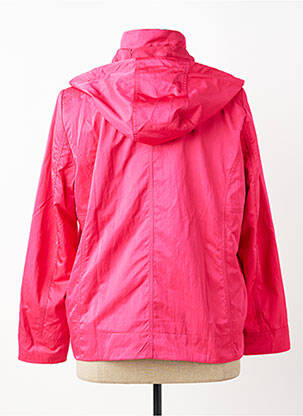 Coupe-vent poches a capuche rose REVER MILE femme