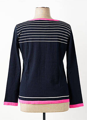 Gilet manches longues stretch bleu TELMAIL femme