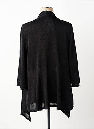Gilet manches longues manches 3/4 noir PLURIELLES femme