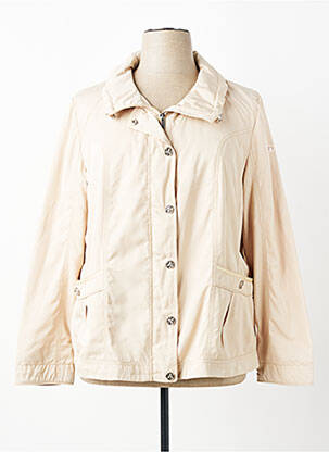 Coupe-vent poches sans capuche beige CONCEPT K femme