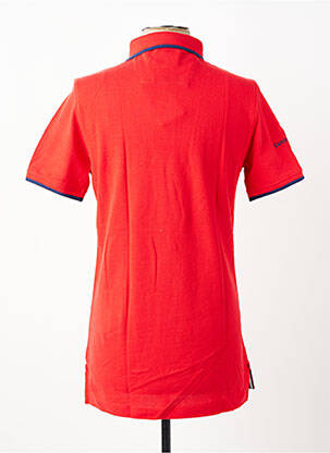 Polo stretch manches courtes rouge CAMBRIDGE homme