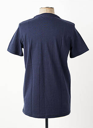 T-shirt coupe cintrée manches courtes bleu TIBET homme