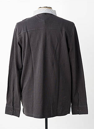 Polo manches longues manches longues gris DELAHAYE homme