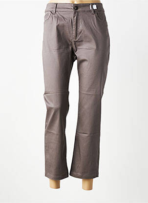 Pantalon 7/8 stretch taille normale gris DIANE LAURY femme