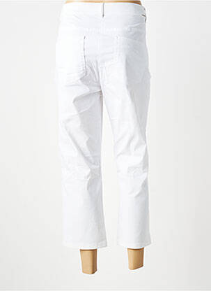 Pantacourt stretch taille normale blanc DIANE LAURY femme