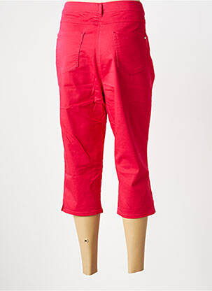 Corsaire stretch taille normale rouge TONI femme