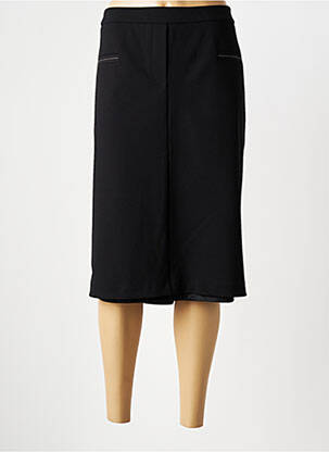 Jupe mi-longue coupe droite noir DIANE LAURY femme