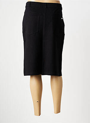 Jupe mi-longue stretch noir GRIFFON femme