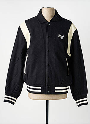Blouson poches noir HUF homme