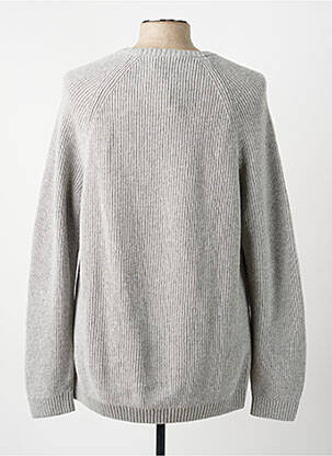 Pull stretch manches longues gris BASK IN THE SUN homme