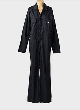 Combi-pantalon col chemisier manches longues noir DIXIE femme