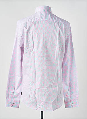 Chemise manches longues imprimé fantaisie rouge IZAC homme
