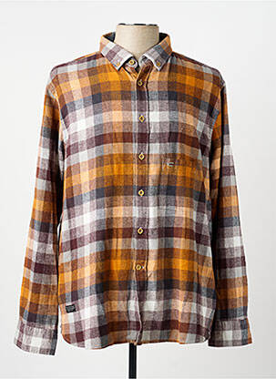Chemise manches longues imprimé fantaisie gris CAMEL ACTIVE homme