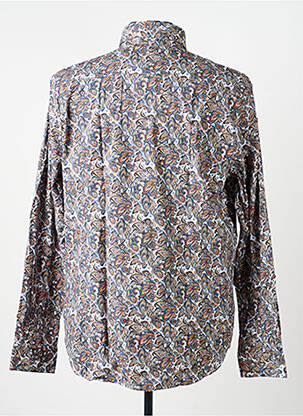 Chemise manches longues imprimé fantaisie blanc IZAC homme