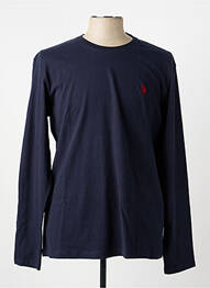 T-shirt coupe droite manches longues bleu U.S. POLO ASSN homme