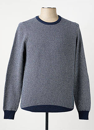 Pull col rond manches longues bleu BEST GUEST homme