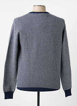 Pull col rond manches longues bleu BEST GUEST homme