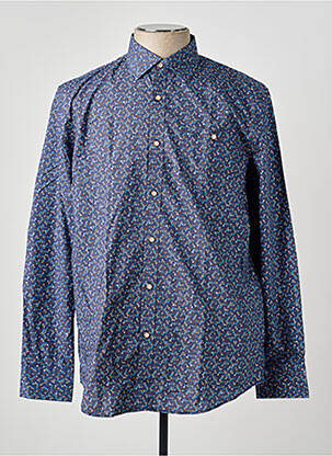 Chemise manches longues imprimé fantaisie bleu FELLOWS UNITED homme