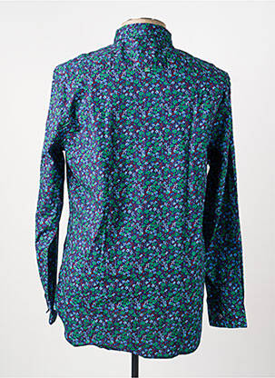 Chemise manches longues imprimé fantaisie bleu NEW ZEALAND AUCKLAND homme