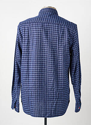 Chemise manches longues imprimé fantaisie bleu NEW ZEALAND AUCKLAND homme
