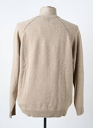 Pull col rond manches longues beige CAMEL ACTIVE homme