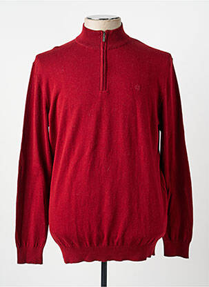 Pull manches longues manches longues rouge FELLOWS UNITED homme