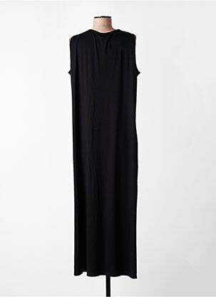 Robe longue sans manche sans manche noir EGATEX femme