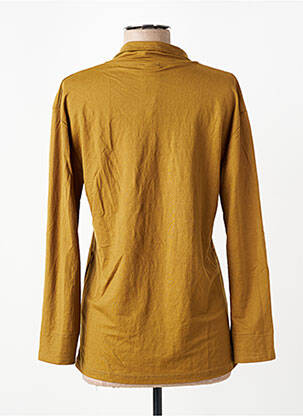 Chemisier coupe cintrée manches longues marron WNT COLLECTION femme