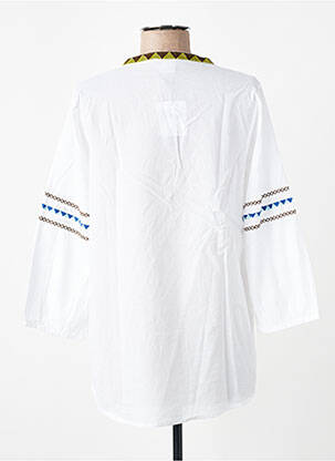 Blouse manches longues manches longues blanc WNT COLLECTION femme