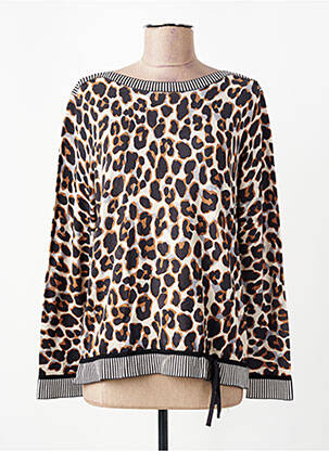 Pull coupe droite manches longues beige BETTY BARCLAY femme