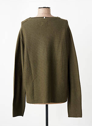 Pull coupe droite manches longues vert CAMEL ACTIVE femme