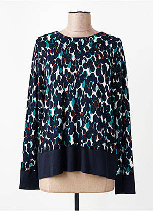 Pull resserrée sur le bas manches longues bleu BETTY BARCLAY femme