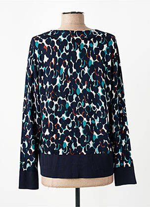 Pull resserrée sur le bas manches longues bleu BETTY BARCLAY femme