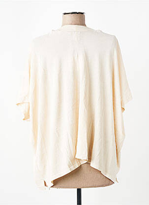 Gilet sans manche col v beige WNT COLLECTION femme