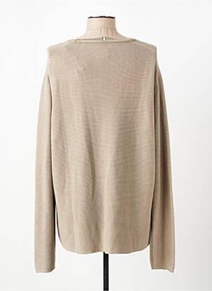 Pull coupe droite manches longues beige CAMEL ACTIVE femme