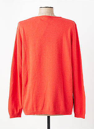 Pull coupe droite manches longues rouge I.ODENA femme