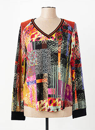 T-shirt manches longues manches longues noir TINTA femme