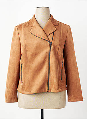 Veste casual col tailleur marron BETTY BARCLAY femme