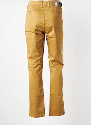 Pantalon chino stretch taille normale marron IZAC homme