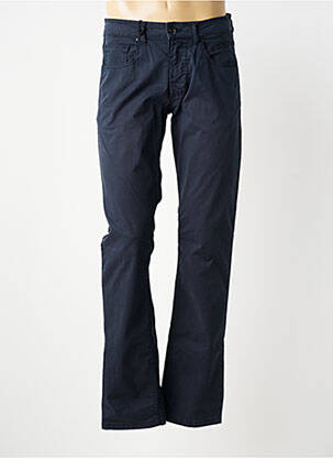 Pantalon slim fermeture zippée sous rabat boutonné taille normale bleu CAMEL ACTIVE homme