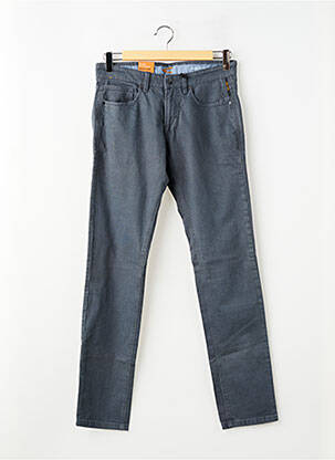 Pantalon slim fermeture zippée sous rabat boutonné taille normale bleu CAMEL ACTIVE homme