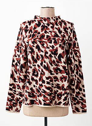 Pull coupe cintrée manches longues marron GERRY WEBER femme