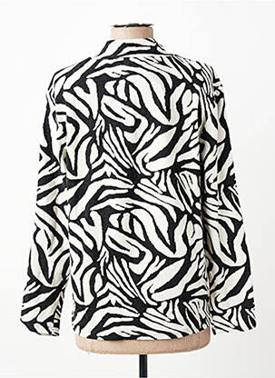 Pull coupe cintrée manches longues noir FRANK WALDER femme