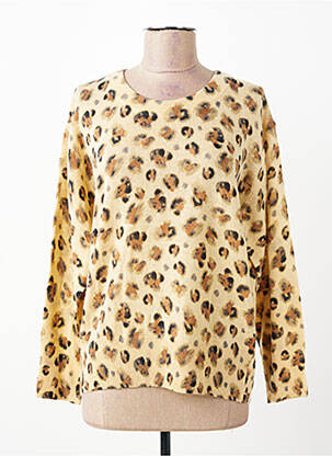 Pull stretch manches longues beige ESCORPION femme