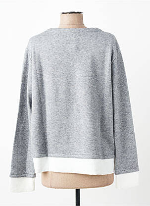 Pull tissage chiné manches longues gris ESCORPION femme