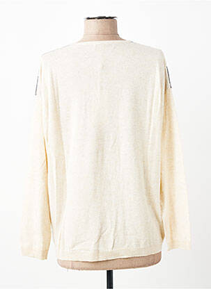 Pull tissage chiné manches longues gris ESCORPION femme